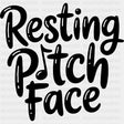 Resting Pitch Face - Music DTF Transfers ready2transfer Dark Color Design (See Imaging)