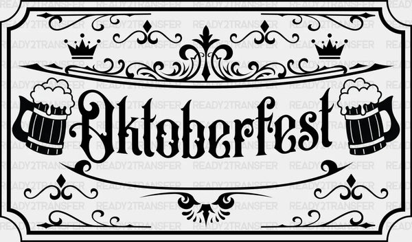 Retro King Oktoberfest Design Oktoberfest DTF Transfer