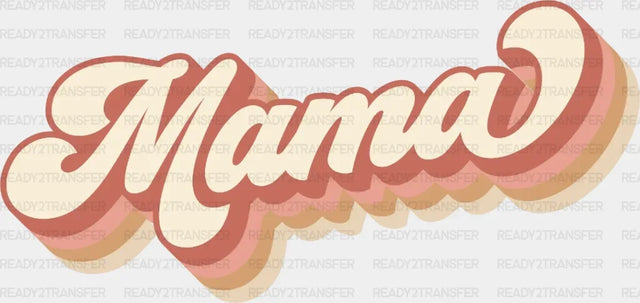 Retro Mama Mother’s Day Dtf Heat Transfer Design Mom