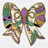 Ribbon Art - Mardi Gras DTF Transfers ready2transfer Light Color Design (See Imaging)
