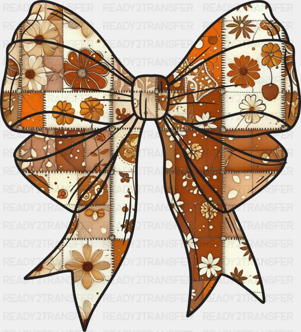 Ribbon Golden Daisy - Fall DTF Transfer