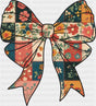 Ribbon Patchwork Blooms - Fall DTF Transfer