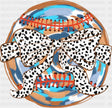 Ribbon Wrapped Baseball - Baseball DTF Transfer ready2transfer