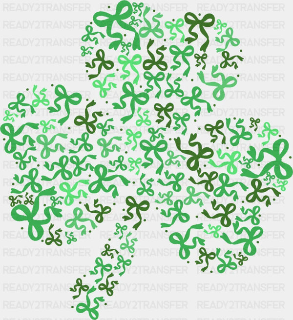 Ribbons In Clover - St. Patrick's Day DTF Transfer