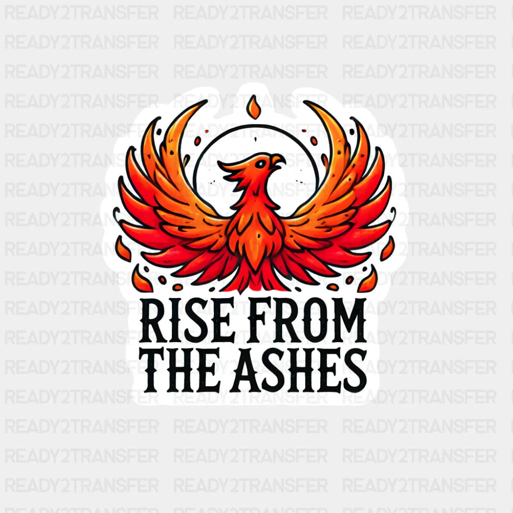 Rise From The Ashes - Minimal UV Sticker Permanent UV DTF Decal