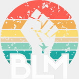 Rising Fist Blm Dtf Transfer Adult Unisex - S & M (10’) / White