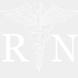 RN Caduceus, Multi Color Design - Registered Nurse DTF Transfers ready2transfer Light Color Design (See Imaging)