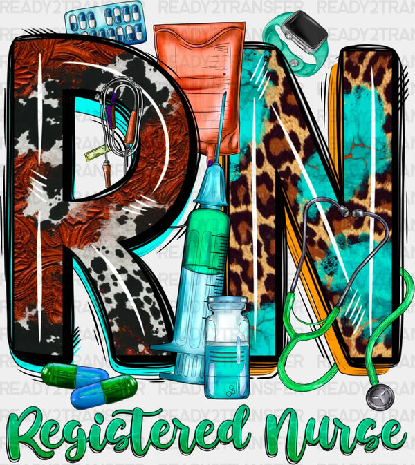 RN Doodles Design - Registered Nurse DTF Transfers