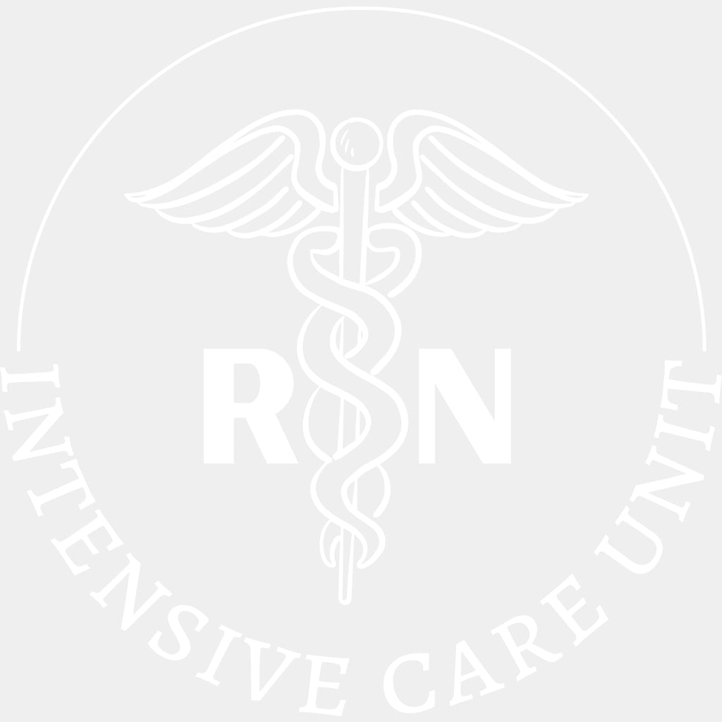 RN, Intensive Care Unit - ICU DTF Transfers ready2transfer Light Color Design (See Imaging)