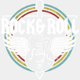 Rock & Roll - Music DTF Transfers ready2transfer Light Color Design (See Imaging)