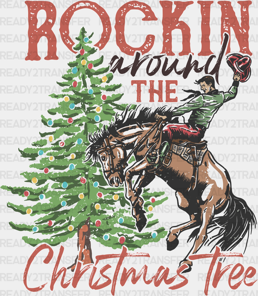 Western Rockin' Around DTF