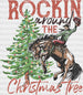 ROCKIN AROUND THE CHRISTMAS TREE DTF Transfer ready2transfer White