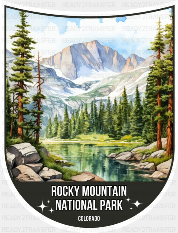 Rocky Mountain National Park Colorado - National Parks DTF Transfer