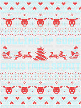 Rolling Up Some Christmas Spirit - Christmas DTF Transfer ready2transfer