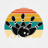 Rolling With My Homies - Bowling DTF Transfers ready2transfer Light Color Design (See Imaging)