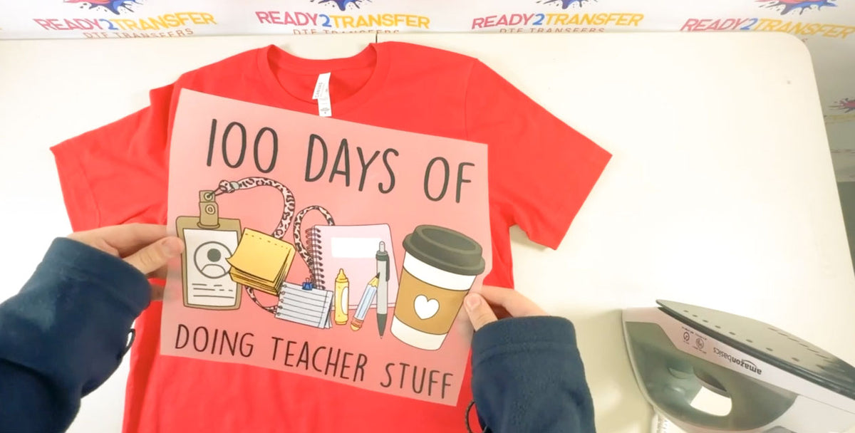 Custom DTF heat transfers for apparel