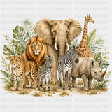 Safari Animals - Animals DTF Transfers