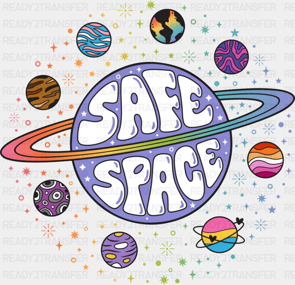 Safe Space Planets - Gay DTF Transfer
