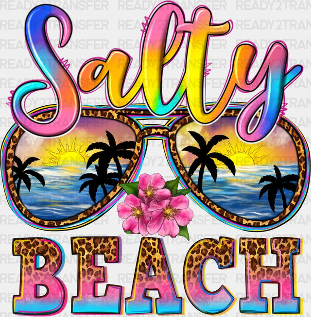 Salty Beach Summer Design Dtf Transfer