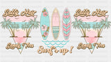 Salty Hair Sandy Toes - Summer Cup Wrap UV Sticker Permanent UV DTF Decal