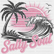 Salty Soul - Surfing DTF Transfers ready2transfer Dark Color Design (See Imaging)