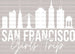 San Francisco Girl's Trip DTF Heat Transfer, Vacation Design, Vacay Mode DTF ready2transfer White