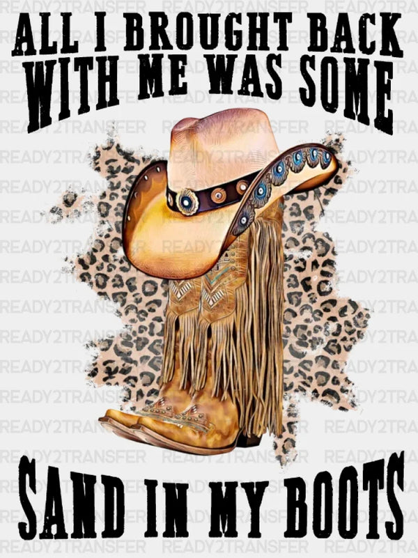 Sand in My Boots DTF Transfer