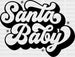 Santa Baby DTF Transfer ready2transfer Black