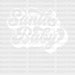 Santa Baby DTF Transfer ready2transfer White