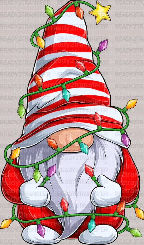 Santa Claus Lights DTF Transfer