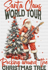 Santa Claus World Tour - Christmas DTF Transfer