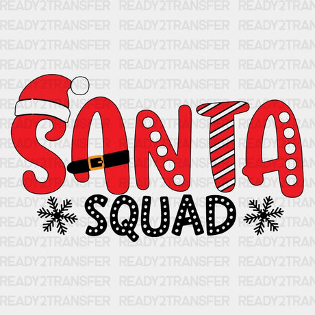 Santa X Squad Dtf Transfer