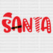 Santa x Squad DTF Transfer ready2transfer White