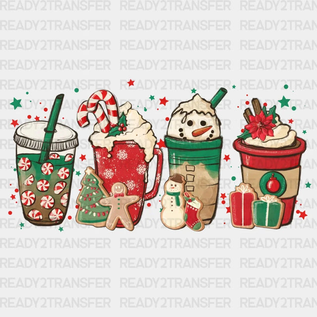 SANTAS DRINKS DTF Transfer ready2transfer