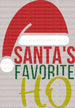 Santas Favorite Ho Hat DTF Transfer ready2transfer Lined
