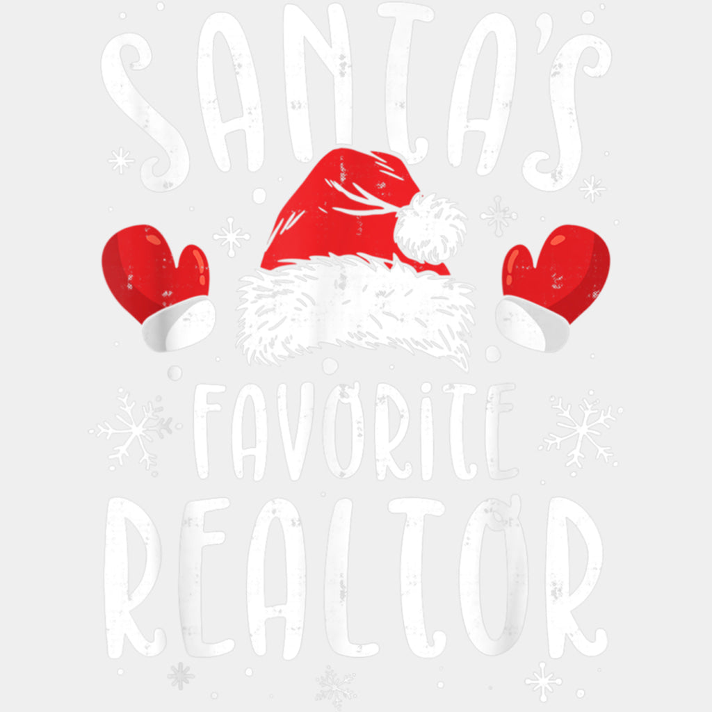 Santa's Favorite Realtor - Realtor DTF Transfers ready2transfer Light Color Design (See Imaging)