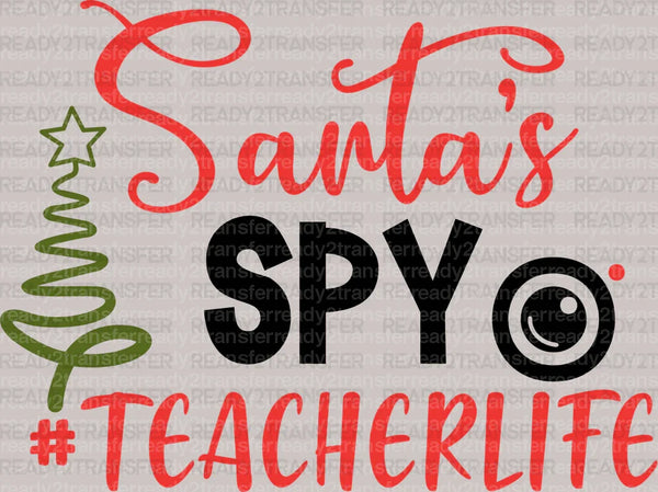 Santa's Spy DTF Transfer