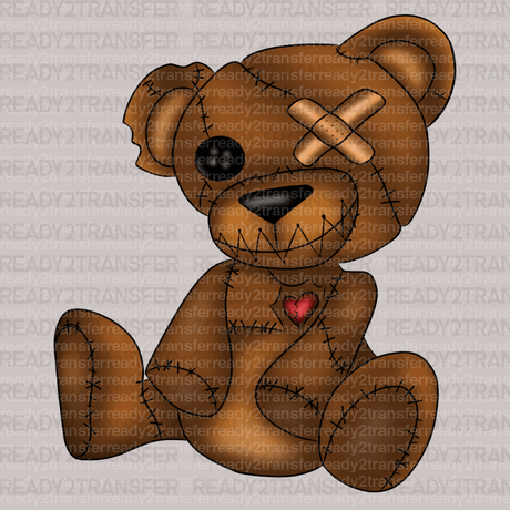 Scarred Bear DTF Transfer - ready2transfer