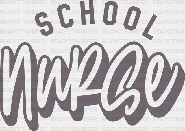School Nurse Design - Dtf Transfers