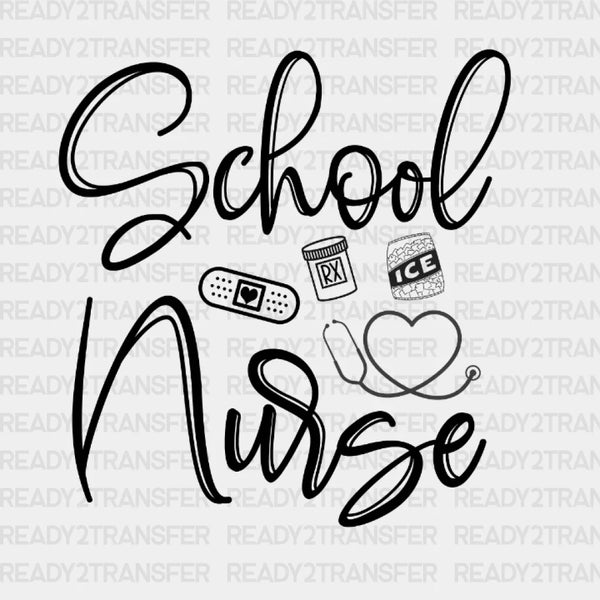 School Nurse DTF Transfer