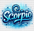 Scorpio Blue And Pink - Zodiacs & Horoscopes Dtf Transfer Adult Unisex S M (10’’) / Color