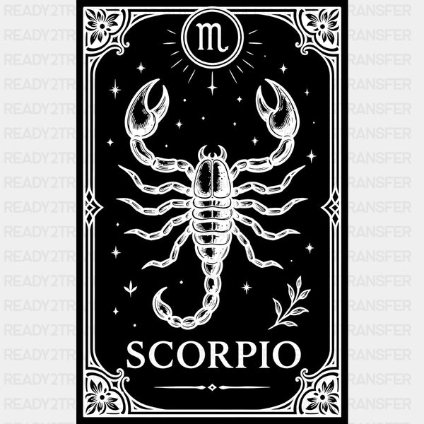 Scorpio Tarot Card - Zodiacs & Horoscopes DTF Transfers