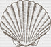Seashell Summer DTF Transfer ready2transfer Black