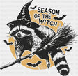 Season Of The Witch - Halloween DTF Transfer Adult Unisex - S & M (10’’) / Dark Color Design (See Imaging)