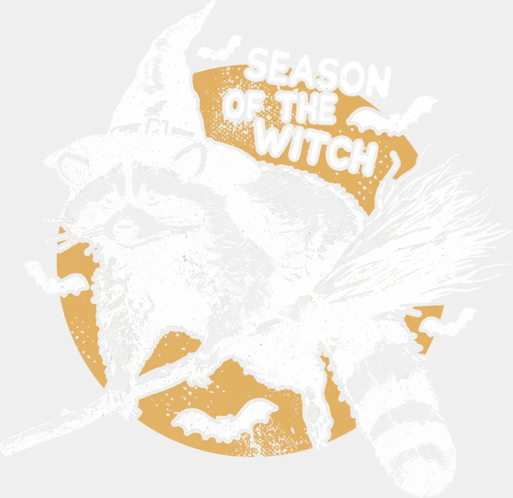 Season Of The Witch - Halloween DTF Transfer Adult Unisex - S & M (10’’) / Light Color Design (See Imaging)