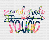 Second Grade Squad Dtf Transfer