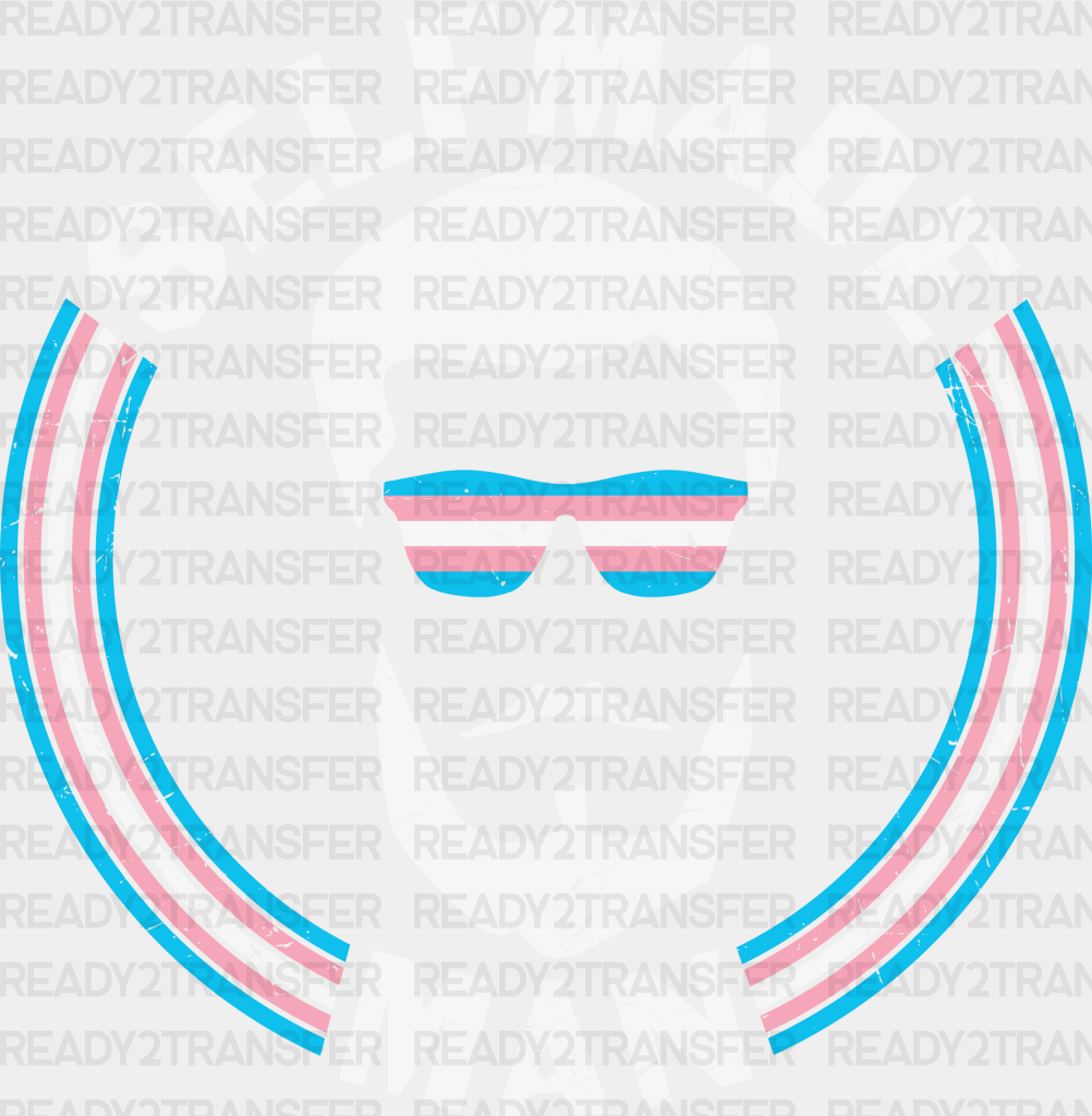 Self Made Man - Transgender Iron On Dtf Transfer Adult Unisex S & M (10’’) / Light Color Design