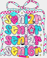 Sen2026ior - Graduation DTF Transfer Adult Unisex - S & M (10’’) / Light Color Design (See Imaging)