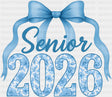 Senior 2026 Blue Ribbon - Graduation DTF Transfer