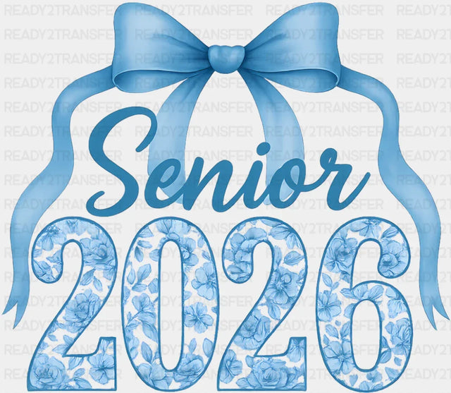 Senior 2026 Blue Ribbon - Graduation DTF Transfer